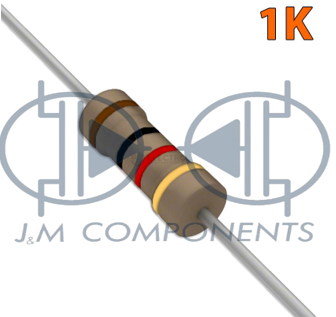 RESISTENCIA 1 KILO OHM 1 WATT